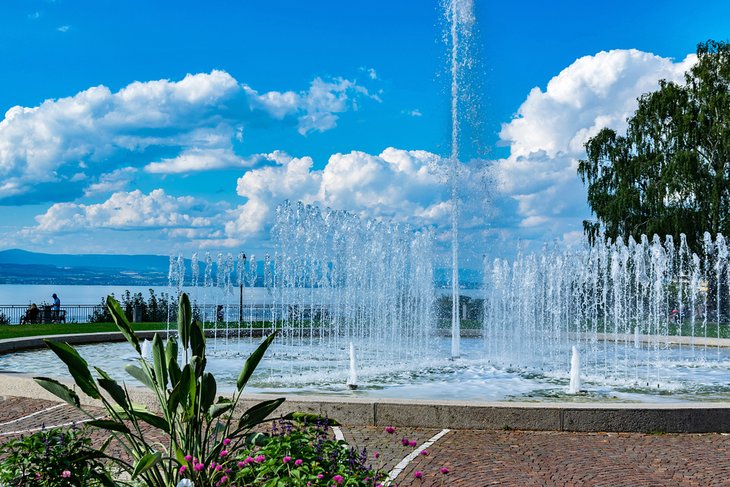 Fountain in Thonon-les-Bains