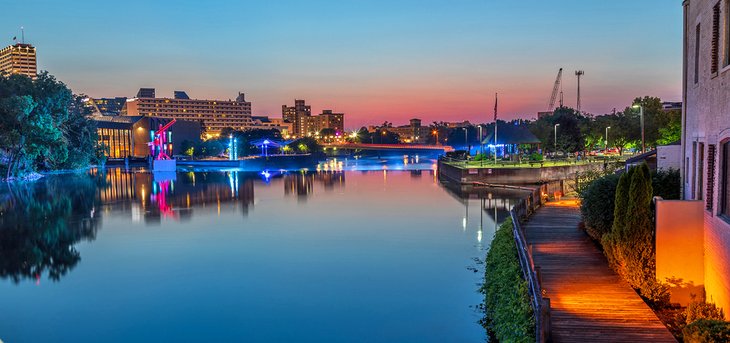 Sunset in South Bend, Indiana