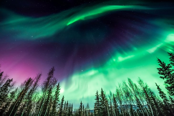 Northern lights in Alaska