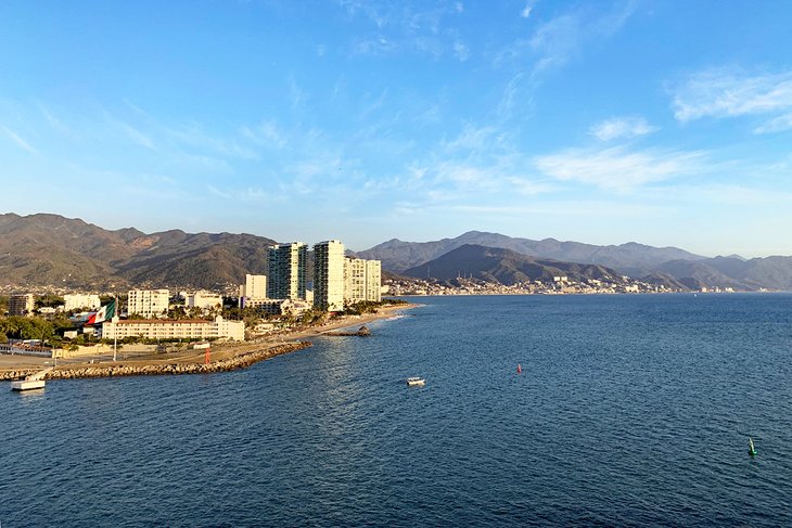 Aerial view of the Bay of Banderas