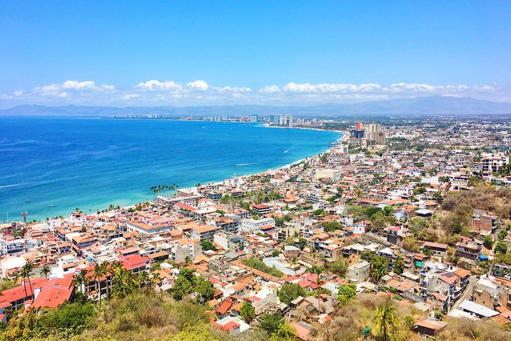 View of Puerto Vallarta from the Cerro de la Cruz lookout