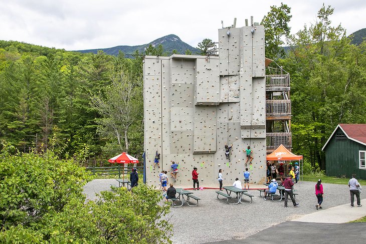 Climbing Wall at Loon Adventure Center