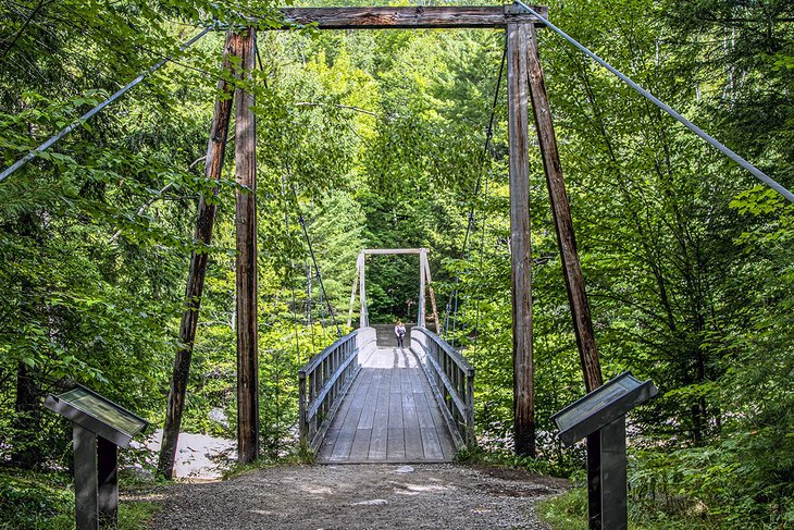 Suspension Bridge at Lincoln Woods