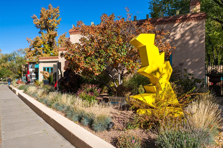 Sculpture on Canyon Road