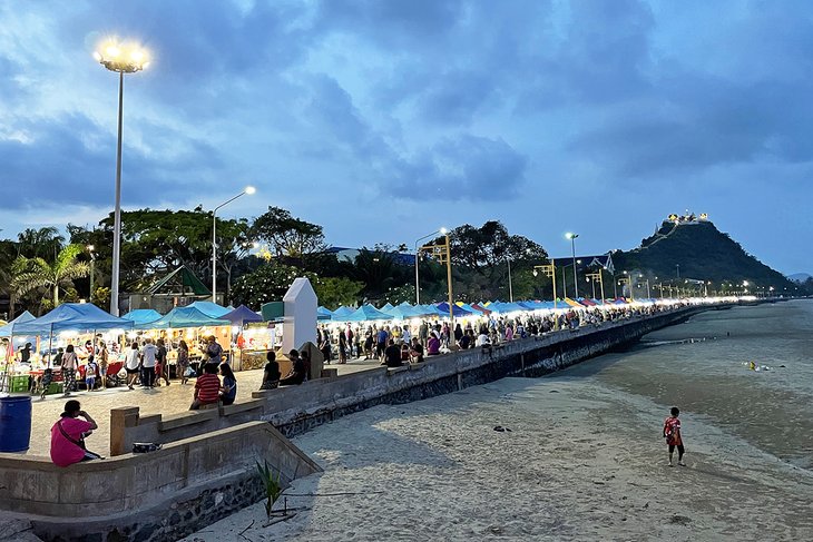 Night market in Prachuap Khiri Khan