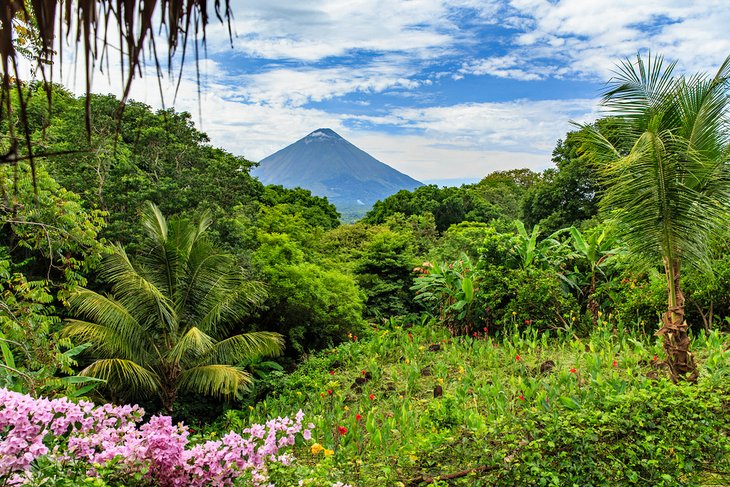 Concepcion Volcano on Ometepe Island in Nicaragua