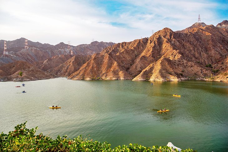 Kayaks on Al-Rafisah Dam