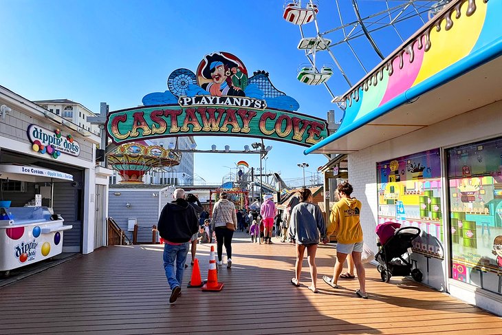 Playland's Castaway Cove in Ocean City, NJ