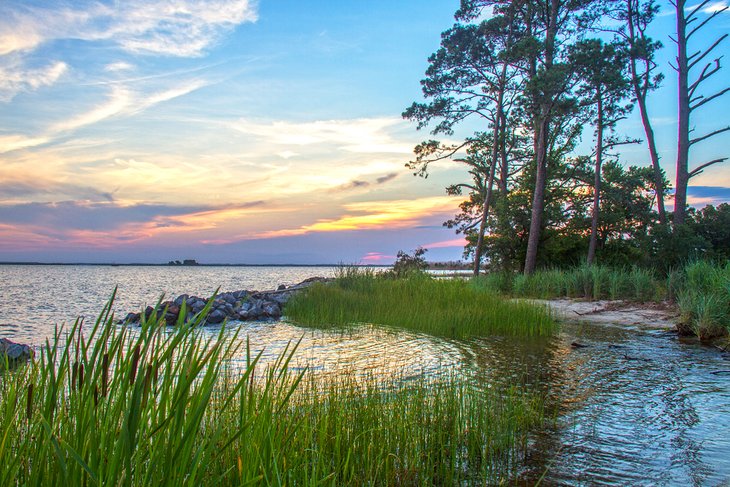 Sunset at False Cape State Park