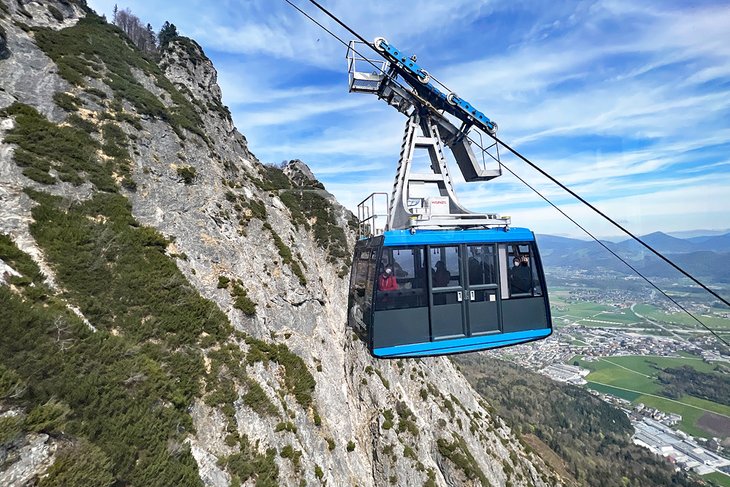 Cable car to the top of the Untersberg