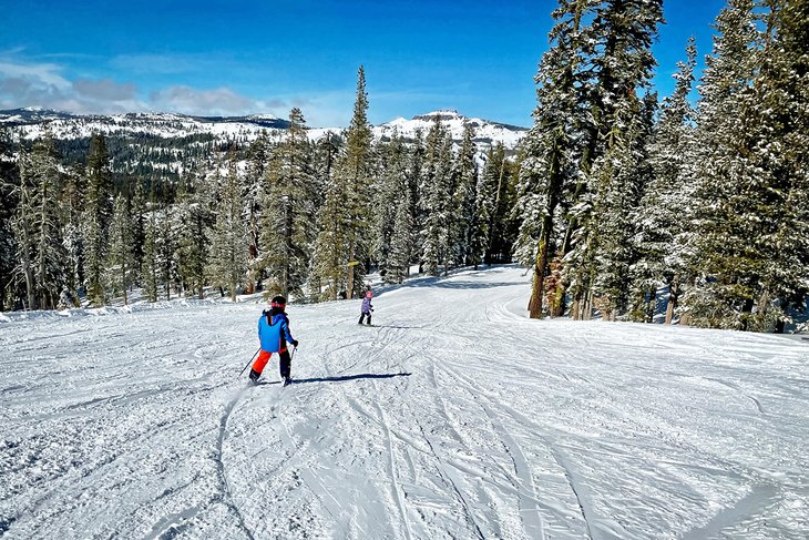 Skiing at Sugar Bowl