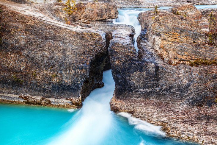 Natural Bridge in Yoho National Park, British Columbia