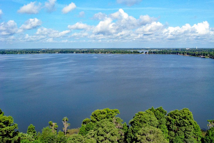 Aerial view of Lake Eloise