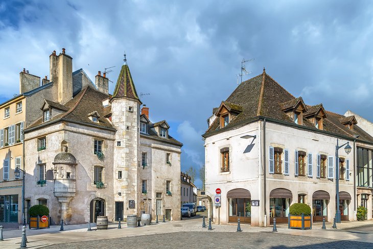 Historical buildings in Beaune