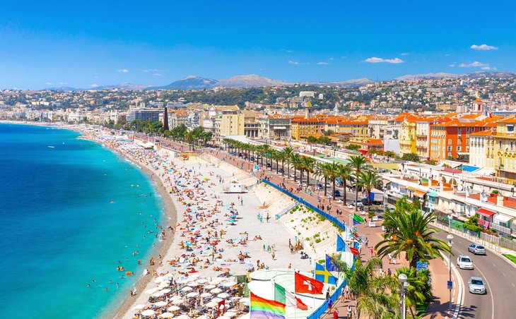 Promenade des Anglais in Nice, France