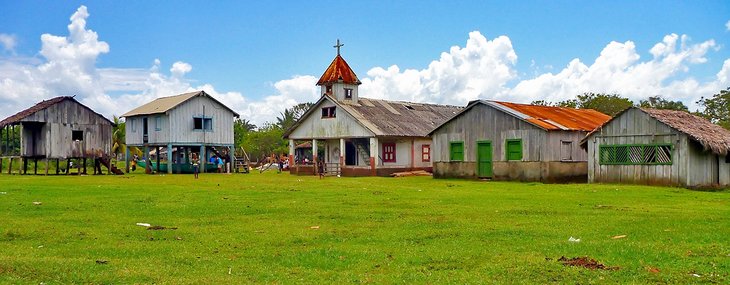 Village in the Rio Platano Biosphere Reserve