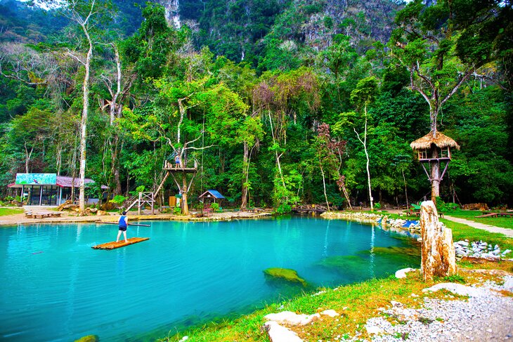 Blue Lagoon near Vang Vieng