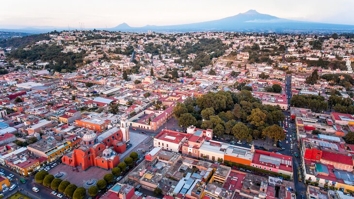 Aerial view of Tlaxcala
