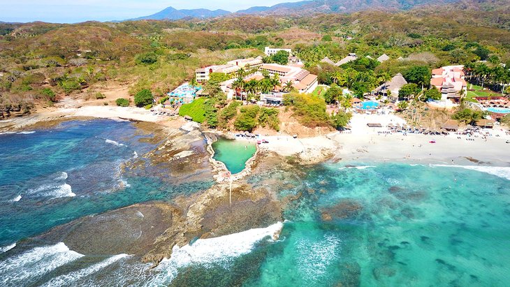 Aerial view of Punta de Mita, Riviera Nayarit