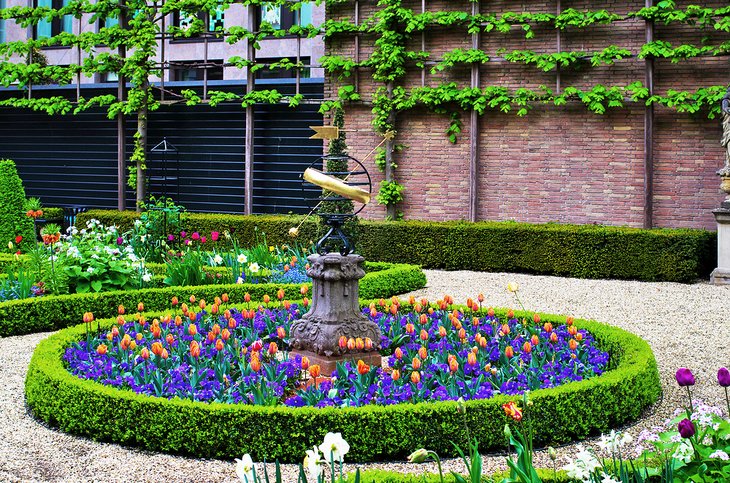 Sundial in the garden of the Museum of Willet-Holthuysen