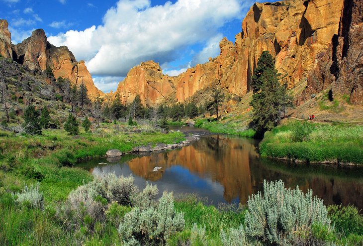 Smith Rock State Park, 10 miles north of Redmond
