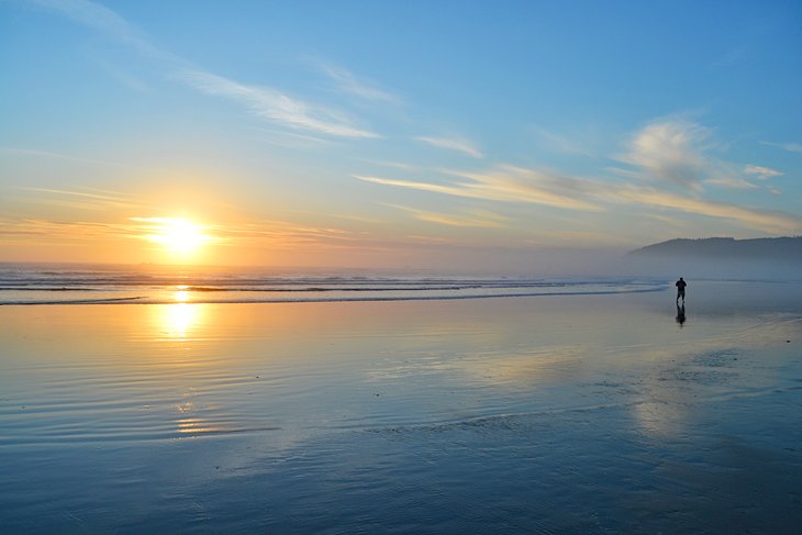 Cannon Beach at sunset