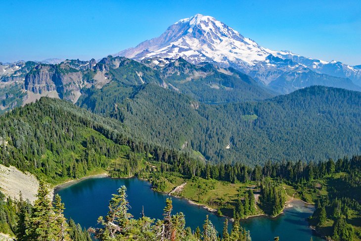 Eunice Lake, in the Mowich Lake region of the park