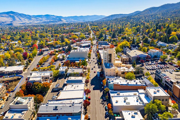 Ashland, home to the Oregon Shakespeare Festival