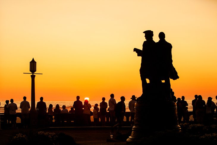 Seaside Turnaround at sunset