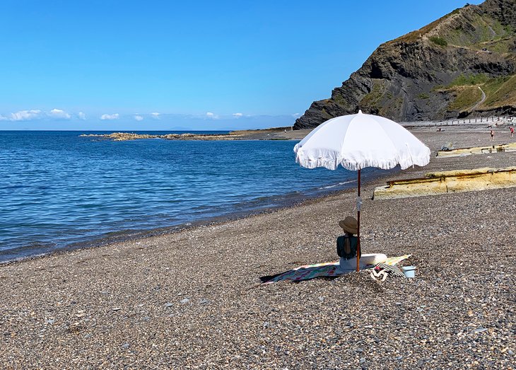 Beach in Aberystwyth