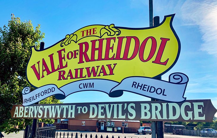 Vale of Rheidol Railway sign