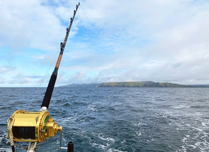 Fishing off Anglesey