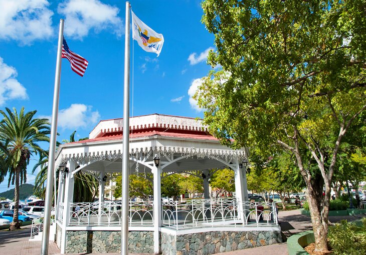 Gazebo in Emancipation Garden, St. Thomas