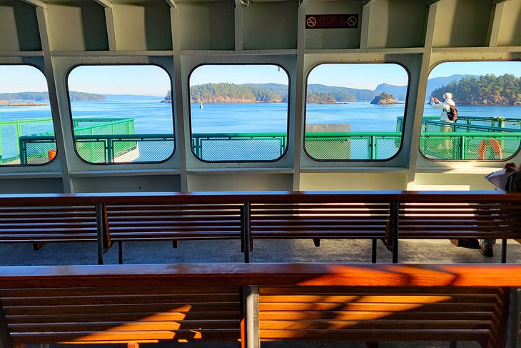 Ferry departing Anacortes