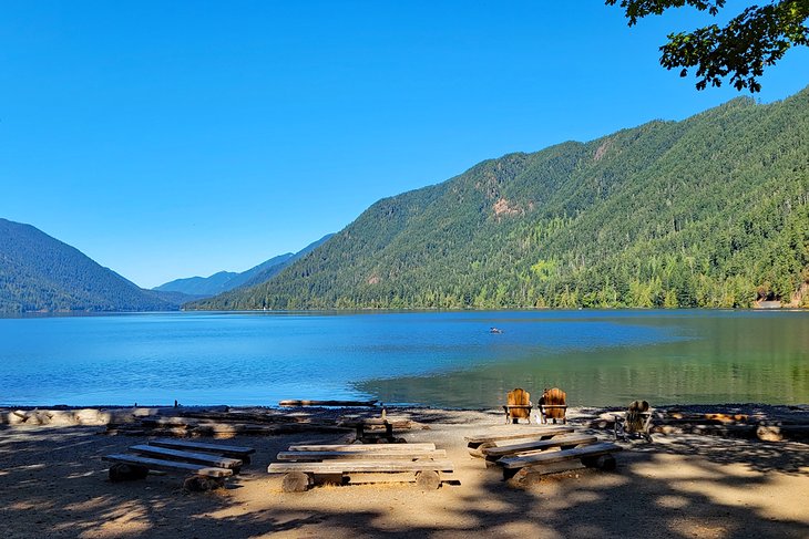 Lake Crescent, 20 miles west of Port Angeles