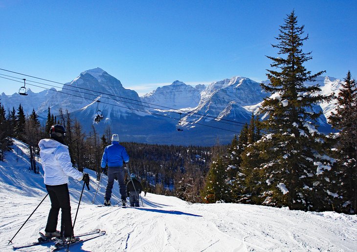 Skiing in Lake Louise