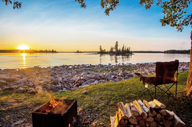 Otter Falls Campground, Margaret Lake