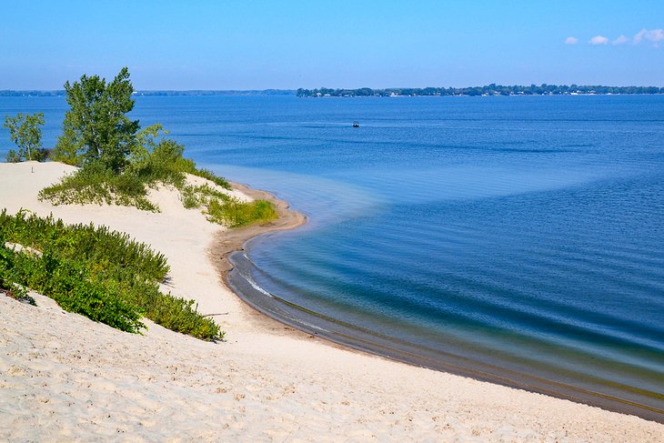Sand dunes in Prince Edward County
