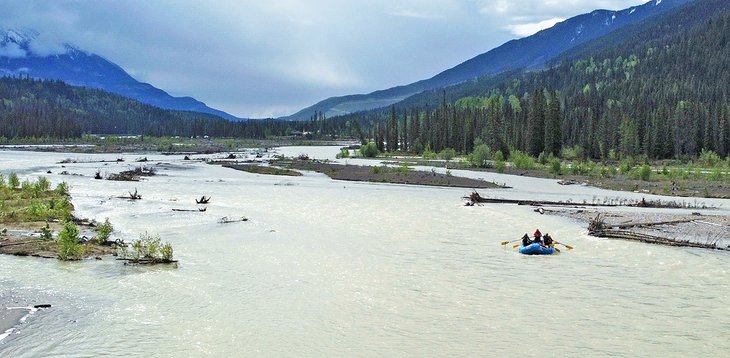 Rafting on the Kicking Horse River