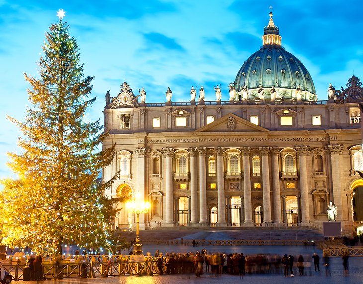 Christmas tree in Rome