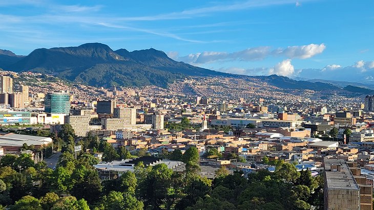 View over Bogota