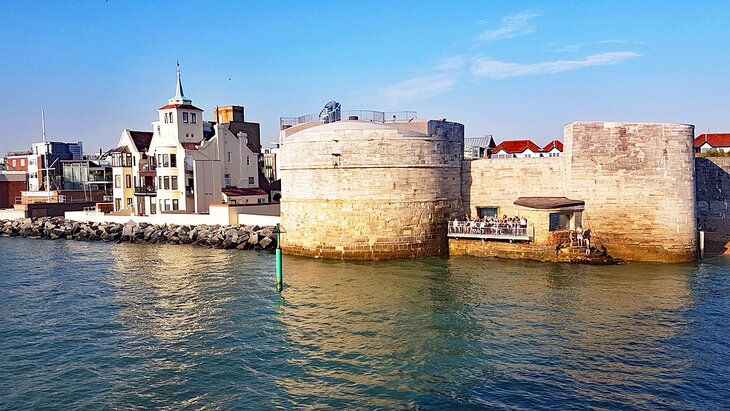 Round and Square Towers in Old Portsmouth