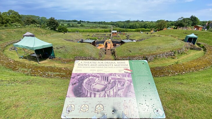 Roman Theatre in Verulamium Park