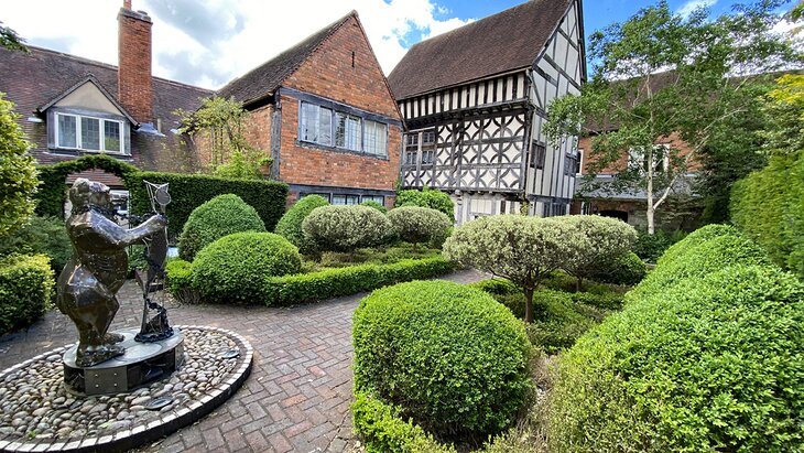 The Knot Garden at the Lord Leycester Hospital in Warwick