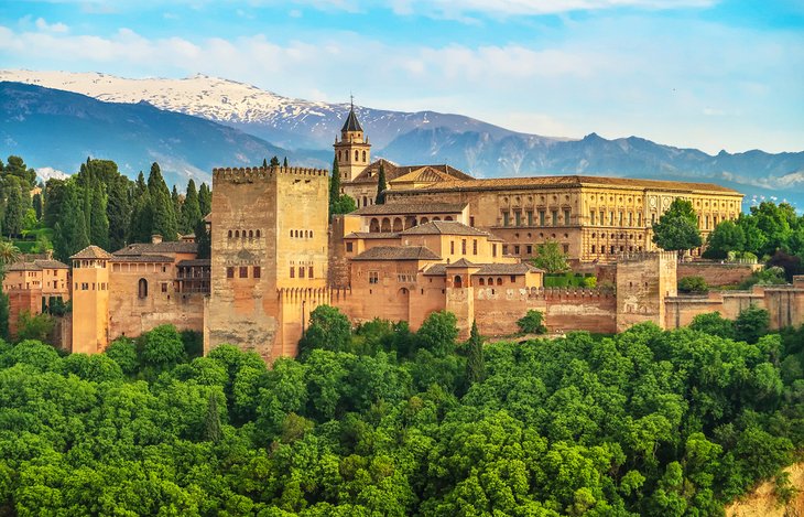 Alhambra in Granada, Spain