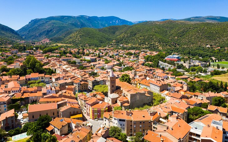 Aerial view of Prades