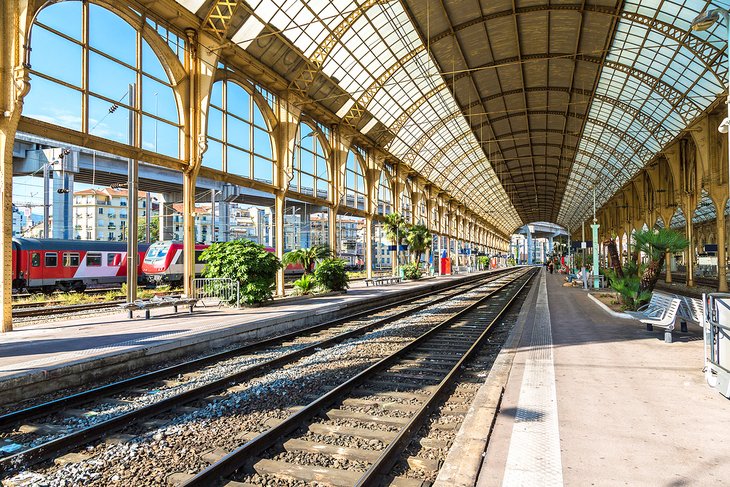 Train station in Nice