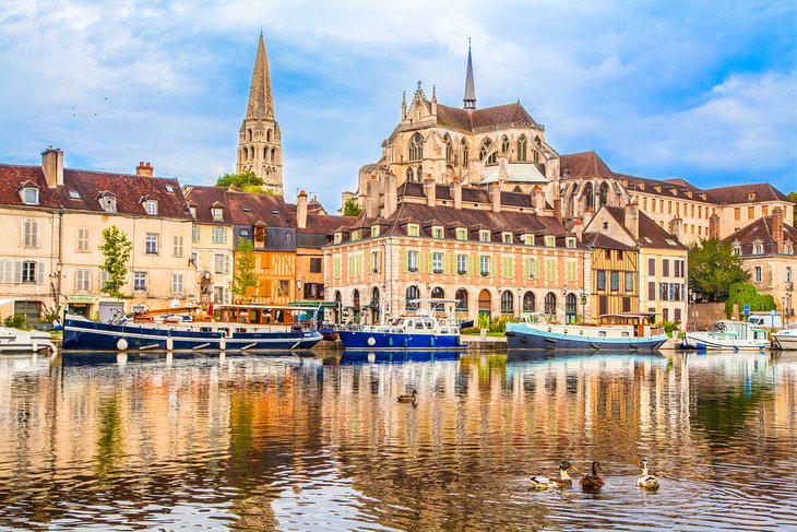 En Route to Marseille: Auxerre, a town in the Burgundy Region