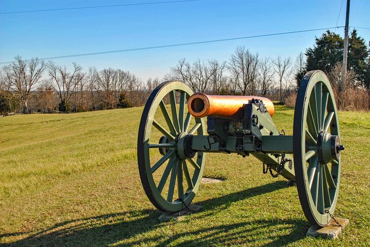 Civil War-era Cannon at Perryville Battlefield State Historic Site