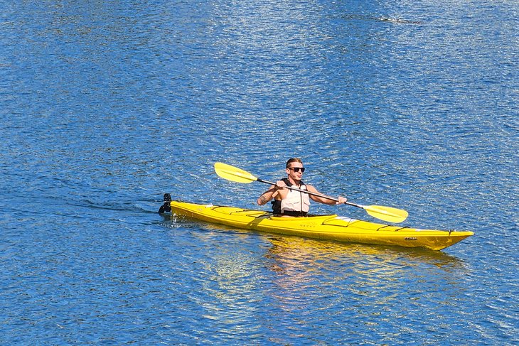 Kayaking on Casco Bay